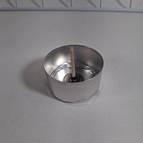 50 Tall Metal Tea Light Cups Kit With 50 Wicks Aluminum Dia37.5 mm x Height 20mm - Picture 9 of 9